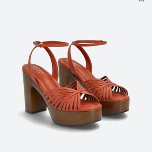 Brand New Franco Sarto Willow Peep Toe Heels